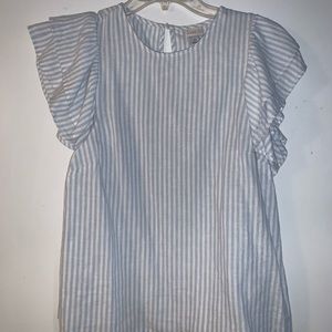 A new day  ruffle sleeve top